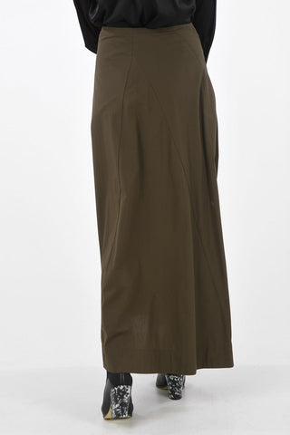gonna a-line maxi in cotone