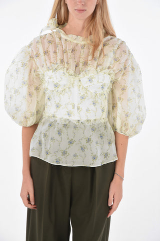 Floral Silk Blouse