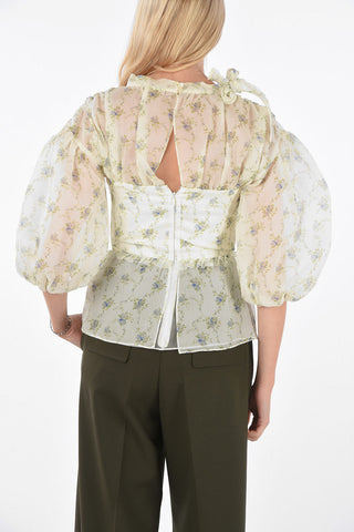 Floral Silk Blouse