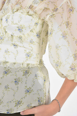 Floral Silk Blouse