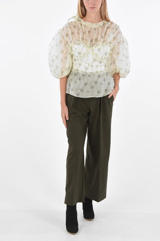 Floral Silk Blouse