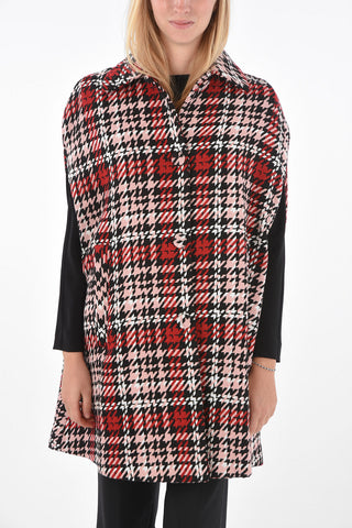 BE houndstooth cape