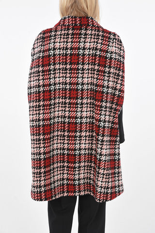 BE houndstooth cape