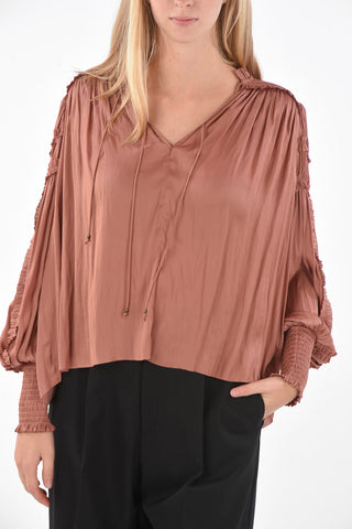 v-neck FERNANDA blouse