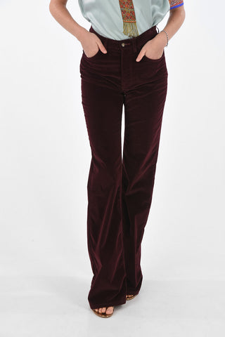 Corduroy 5 Pocket Boot-Cut Pants