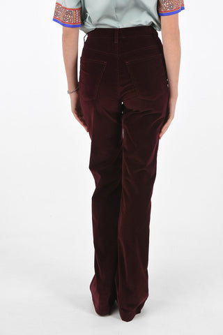 Corduroy 5 Pocket Boot-Cut Pants