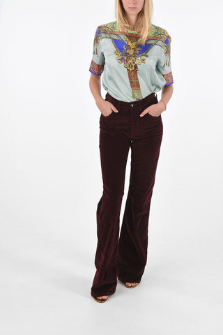 Corduroy 5 Pocket Boot-Cut Pants