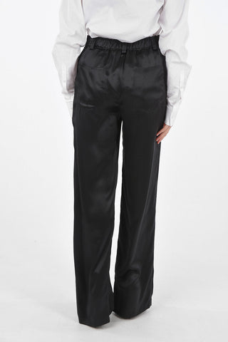 Silk Hidden Closure Palazzo Pants