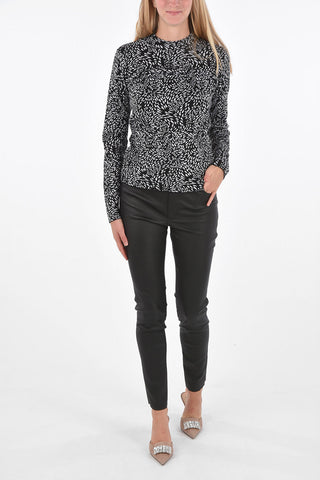 Spotted Crew-Neck Sweater