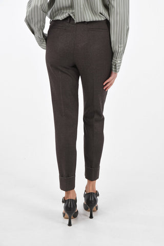 Virgin Wool and Lurex 4 Pocket Pants