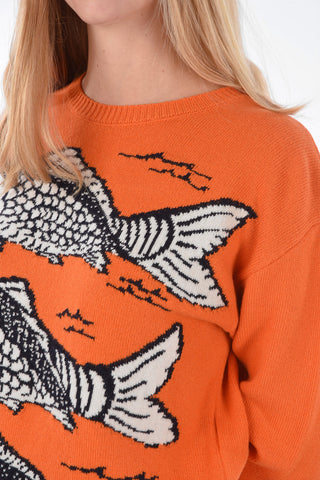 virgin wool embroidered sweater