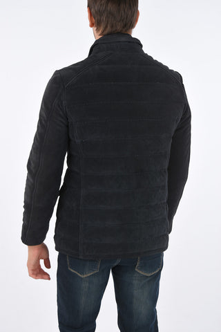 ID OUTDOOR Giacca Trapuntata in Suede