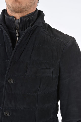 ID OUTDOOR Giacca Trapuntata in Suede