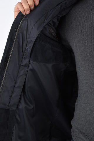 ID OUTDOOR Giacca Trapuntata in Suede