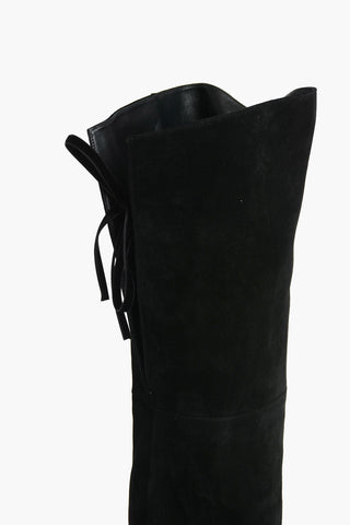 Over the Knee BELLE VIVIER Suede Boots with Front Buckle