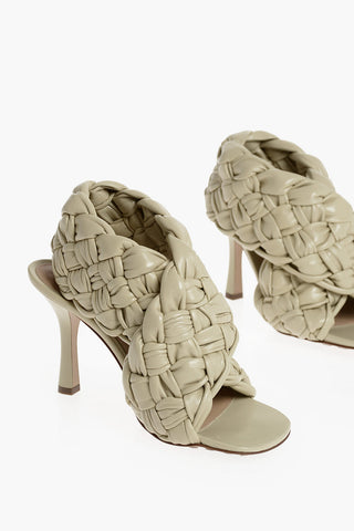 Lambskin Mules with Intertwined Motif