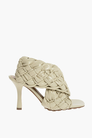 Lambskin Mules with Intertwined Motif