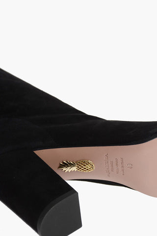 Suede BOOGIE Bootie with Rounded Toe