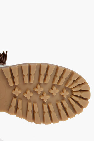 Stivaletti VERY ASPEN in Pelle e Shearling con Lacci