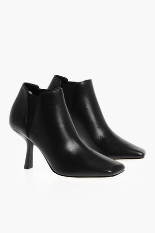Spool Heels Squared Toe MARCELIN Booties
