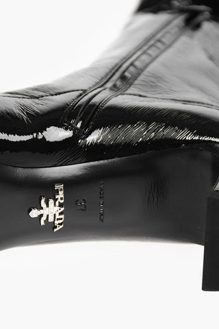 Over the Knee Tech Patent Leather Boots