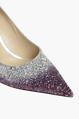 Two Tone Nuanced Glitter Décolleté