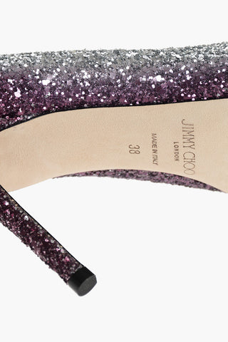 Two Tone Nuanced Glitter Décolleté
