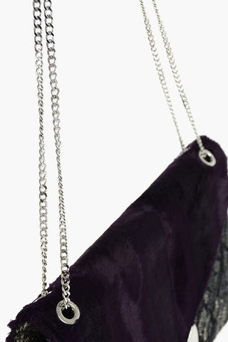 OTB Leather Details Bag with chain shoulder