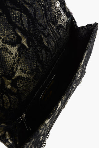 OTB Leather Details Bag with chain shoulder