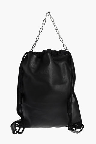leather Drawstring bag