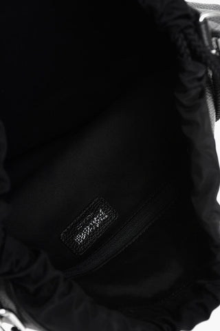 leather Drawstring bag