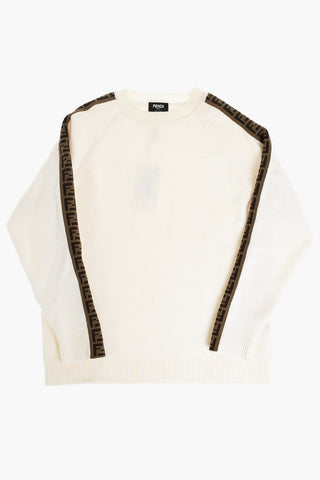 Logoed Band Crew-neck Sweater