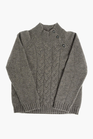 turtle neck cable knit sweater