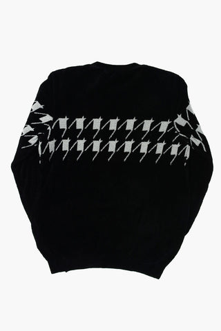 Maglia Girocollo in Ciniglia Stampata