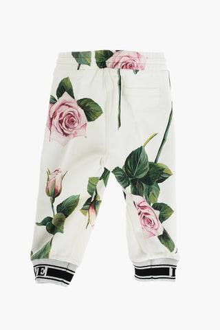 Jogger Pants TROPICAL ROSE and Sweatshirt Set