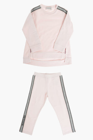 Jogger Pants And Crew-Neck Sweatshirt Set