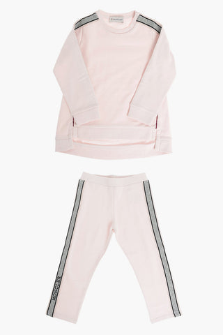 Jogger Pants And Crew-Neck Sweatshirt Set
