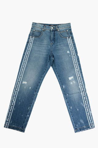 Logoed Band Jeans