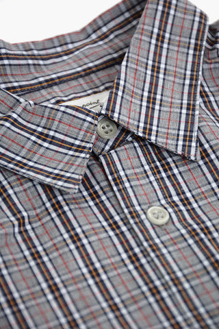 camicia ACTEUR a quadri collo italiano