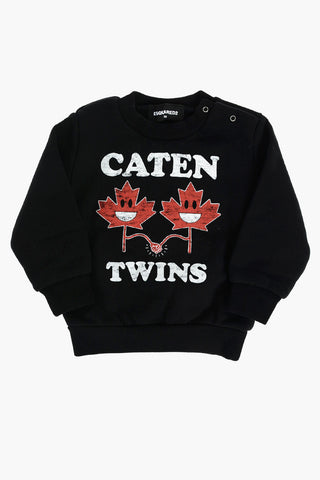 Printed Crew-Neck Sweatshirt