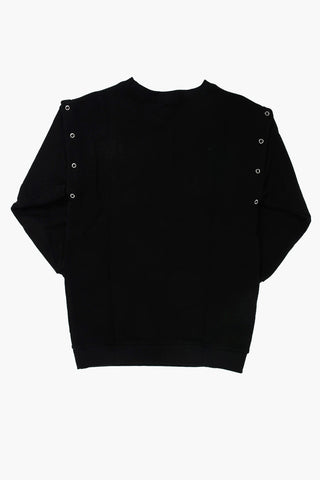 Felpa Girocollo con Paillettes 