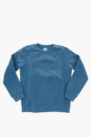 logo embroidered crew-neck sweatshirt