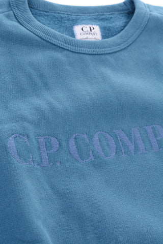 logo embroidered crew-neck sweatshirt