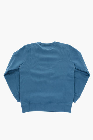 logo embroidered crew-neck sweatshirt
