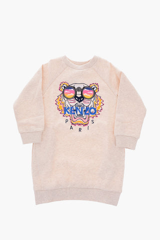 embroidered sweat dress