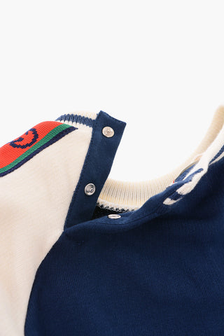 logo side band crew-neck sweatshirt