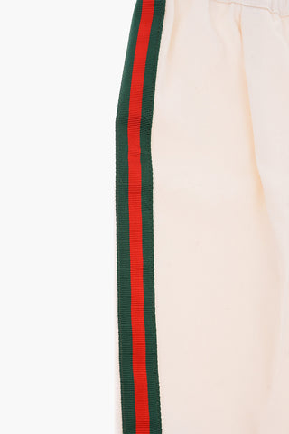 drawstring waist single pleat shorts