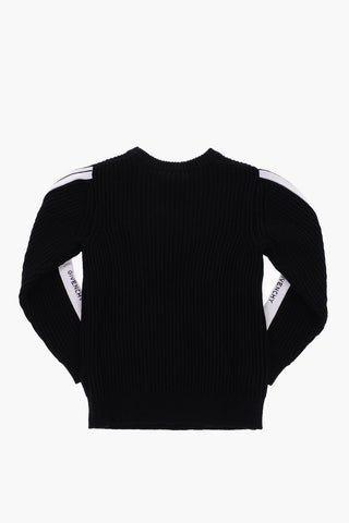 crew-neck ribbed sweater