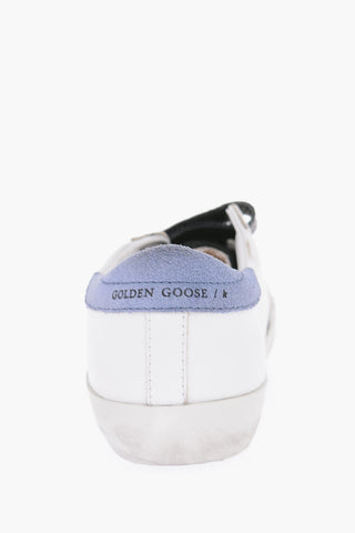 leather SUPERSTAR OLD SCHOOL sneakers with touch strap closure