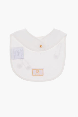 stretch cotton romper suit and bib set